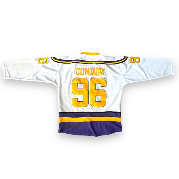 Charlie Conway Mighty Ducks #96 Headgear Classics Movie Authentic sz XL - Picture 2 of 5